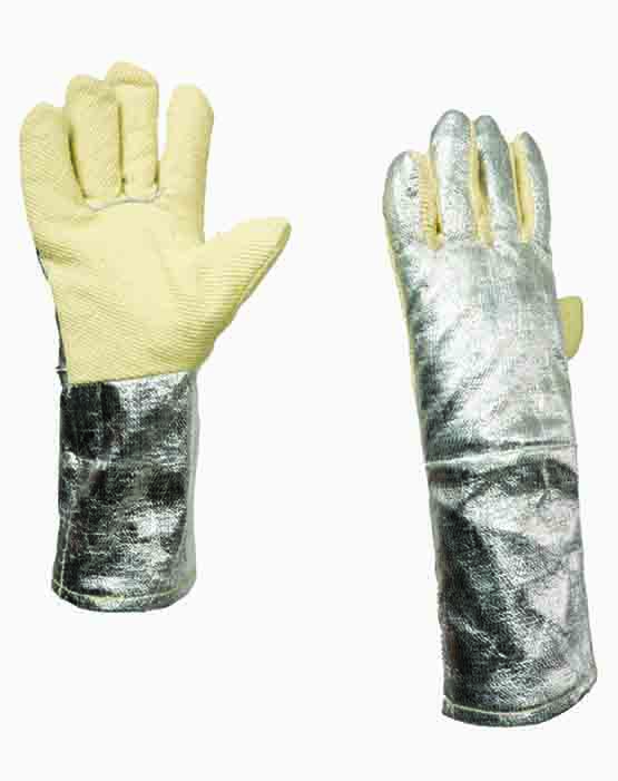Aluminised Heat Resistant Glove
